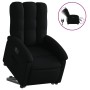 Sillón eléctrico reclinable elevable de tela negro de , Sillones - Ref: Foro24-3204118, Precio: 297,94 €, Descuento: %