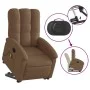 Sillón de masaje eléctrico reclinable elevable tela marrón by , Armchairs - Ref: Foro24-3204132, Price: 354,98 €, Discount: %