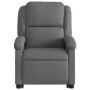 Sillón de masaje eléctrico reclinable elevable tela gris oscuro by , Armchairs - Ref: Foro24-3204201, Price: 342,33 €, Discou...