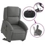 Sillón de masaje eléctrico reclinable elevable tela gris oscuro by , Armchairs - Ref: Foro24-3204201, Price: 342,33 €, Discou...