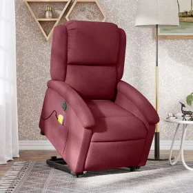 Elektrischer Aufsteh-Massagesessel aus rotem Stoff von , Sessel - Ref: Foro24-3204203, Preis: 341,47 €, Rabatt: %