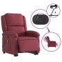 Sillón de masaje elevable eléctrico tela rojo tinto by , Armchairs - Ref: Foro24-3204203, Price: 341,47 €, Discount: %