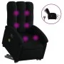 Sillón de masaje eléctrico reclinable elevable tela negro by , Armchairs - Ref: Foro24-3204130, Price: 351,34 €, Discount: %