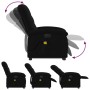 Sillón de masaje eléctrico reclinable elevable tela negro by , Armchairs - Ref: Foro24-3204130, Price: 329,46 €, Discount: %