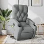 Sillón de masaje eléctrico reclinable elevable tela gris claro de , Sillones - Ref: Foro24-3204746, Precio: 387,28 €, Descuen...