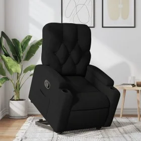 Verstellbarer Aufstehsessel aus schwarzem Stoff von , Sessel - Ref: Foro24-3204712, Preis: 275,28 €, Rabatt: %