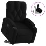 Sillón reclinable elevable tela negro by , Armchairs - Ref: Foro24-3204712, Price: 258,01 €, Discount: %