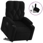 Sillón reclinable elevable tela negro by , Armchairs - Ref: Foro24-3204712, Price: 258,01 €, Discount: %