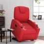 Sillón reclinable elevable cuero artificial rojo by , Armchairs - Ref: Foro24-3204435, Price: 323,32 €, Discount: %