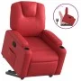 Sillón reclinable elevable cuero artificial rojo by , Armchairs - Ref: Foro24-3204435, Price: 323,32 €, Discount: %