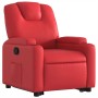 Verstellbarer Aufstehsessel aus Kunstleder in Rot. von , Sessel - Ref: Foro24-3204435, Preis: 305,32 €, Rabatt: %