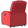 Sillón reclinable elevable cuero artificial rojo by , Armchairs - Ref: Foro24-3204435, Price: 323,32 €, Discount: %