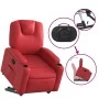 Verstellbarer Aufstehsessel aus Kunstleder in Rot. von , Sessel - Ref: Foro24-3204435, Preis: 323,32 €, Rabatt: %