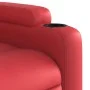 Sillón reclinable elevable cuero artificial rojo by , Armchairs - Ref: Foro24-3204435, Price: 323,32 €, Discount: %