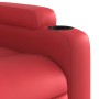 Verstellbarer Aufstehsessel aus Kunstleder in Rot. von , Sessel - Ref: Foro24-3204435, Preis: 305,32 €, Rabatt: %