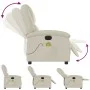 Elektrischer verstellbarer Massagestuhl aus Kunstleder in Cremefarbe. von , Sessel - Ref: Foro24-3204220, Preis: 264,17 €, Ra...