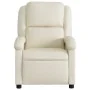 Elektrischer verstellbarer Massagestuhl aus Kunstleder in Cremefarbe. von , Sessel - Ref: Foro24-3204220, Preis: 264,17 €, Ra...