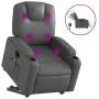 Sillón de masaje elevable eléctrico cuero sintético gris by , Armchairs - Ref: Foro24-3204454, Price: 370,72 €, Discount: %