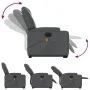 Sillón de masaje elevable eléctrico cuero sintético gris by , Armchairs - Ref: Foro24-3204454, Price: 370,72 €, Discount: %