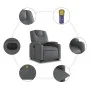 Sillón de masaje elevable eléctrico cuero sintético gris by , Armchairs - Ref: Foro24-3204454, Price: 370,72 €, Discount: %