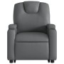 Sillón de masaje elevable eléctrico cuero sintético gris by , Armchairs - Ref: Foro24-3204454, Price: 346,23 €, Discount: %