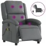 Elektrischer verstellbarer Massagestuhl aus grauem Kunstleder. von , Sessel - Ref: Foro24-3204222, Preis: 255,81 €, Rabatt: %
