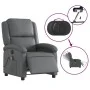 Elektrischer verstellbarer Massagestuhl aus grauem Kunstleder. von , Sessel - Ref: Foro24-3204222, Preis: 255,81 €, Rabatt: %