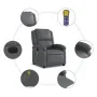 Elektrischer verstellbarer Massagestuhl aus grauem Kunstleder. von , Sessel - Ref: Foro24-3204222, Preis: 255,81 €, Rabatt: %