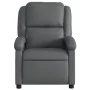 Elektrischer verstellbarer Massagestuhl aus grauem Kunstleder. von , Sessel - Ref: Foro24-3204222, Preis: 255,81 €, Rabatt: %