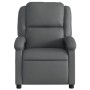 Sillón de masaje reclinable eléctrico cuero sintético gris by , Armchairs - Ref: Foro24-3204222, Price: 248,50 €, Discount: %