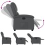 Sillón reclinable eléctrico de cuero sintético gris by , Armchairs - Ref: Foro24-3204215, Price: 251,61 €, Discount: %