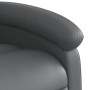 Sillón reclinable eléctrico de cuero sintético gris by , Armchairs - Ref: Foro24-3204215, Price: 251,61 €, Discount: %