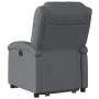 Sillón reclinable elevable eléctrico de cuero sintético gris by , Armchairs - Ref: Foro24-3204243, Price: 344,26 €, Discount: %