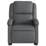 Sillón reclinable elevable eléctrico de cuero sintético gris by , Armchairs - Ref: Foro24-3204243, Price: 344,26 €, Discount: %