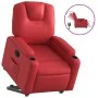 Sillón elevable eléctrico cuero artificial rojo by , Armchairs - Ref: Foro24-3204449, Price: 373,14 €, Discount: %