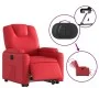 Sillón elevable eléctrico cuero artificial rojo by , Armchairs - Ref: Foro24-3204449, Price: 373,14 €, Discount: %