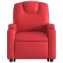 Sillón elevable eléctrico cuero artificial rojo by , Armchairs - Ref: Foro24-3204449, Price: 341,28 €, Discount: %