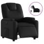 Sillón reclinable eléctrico de cuero sintético negro by , Armchairs - Ref: Foro24-3204416, Price: 282,01 €, Discount: %