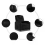 Elektrischer Relaxsessel aus schwarzem Kunstleder von , Sessel - Ref: Foro24-3204416, Preis: 279,79 €, Rabatt: %