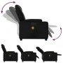 Sillón de masaje reclinable eléctrico cuero sintético negro de , Sillones - Ref: Foro24-3204423, Precio: 268,51 €, Descuento: %