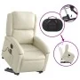 Sillón de masaje elevable eléctrico cuero sintético crema by , Armchairs - Ref: Foro24-3204248, Price: 347,54 €, Discount: %
