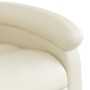 Sillón de masaje elevable eléctrico cuero sintético crema by , Armchairs - Ref: Foro24-3204248, Price: 327,00 €, Discount: %