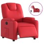 Sillón reclinable eléctrico de cuero sintético rojo by , Armchairs - Ref: Foro24-3204421, Price: 284,89 €, Discount: %