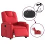 Sillón reclinable eléctrico de cuero sintético rojo de , Sillones - Ref: Foro24-3204421, Precio: 290,80 €, Descuento: %