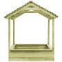 Gartenspielhaus mit Sandkasten aus Kiefernholz 123x120x146 cm von vidaXL, Kinderhäuser - Ref: Foro24-44907, Preis: 182,65 €, ...