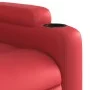 Sillón reclinable eléctrico de cuero sintético rojo de , Sillones - Ref: Foro24-3204421, Precio: 290,80 €, Descuento: %