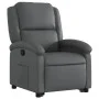 Verstellbarer Aufsteh-Ledersessel in Grau von , Sessel - Ref: Foro24-3204229, Preis: 297,58 €, Rabatt: %