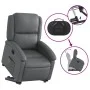 Sillón reclinable elevable cuero artificial gris by , Armchairs - Ref: Foro24-3204229, Price: 297,58 €, Discount: %