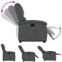 Sillón reclinable elevable cuero artificial gris by , Armchairs - Ref: Foro24-3204229, Price: 275,58 €, Discount: %