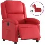 Sillón reclinable eléctrico de cuero sintético rojo by , Armchairs - Ref: Foro24-3204217, Price: 247,60 €, Discount: %